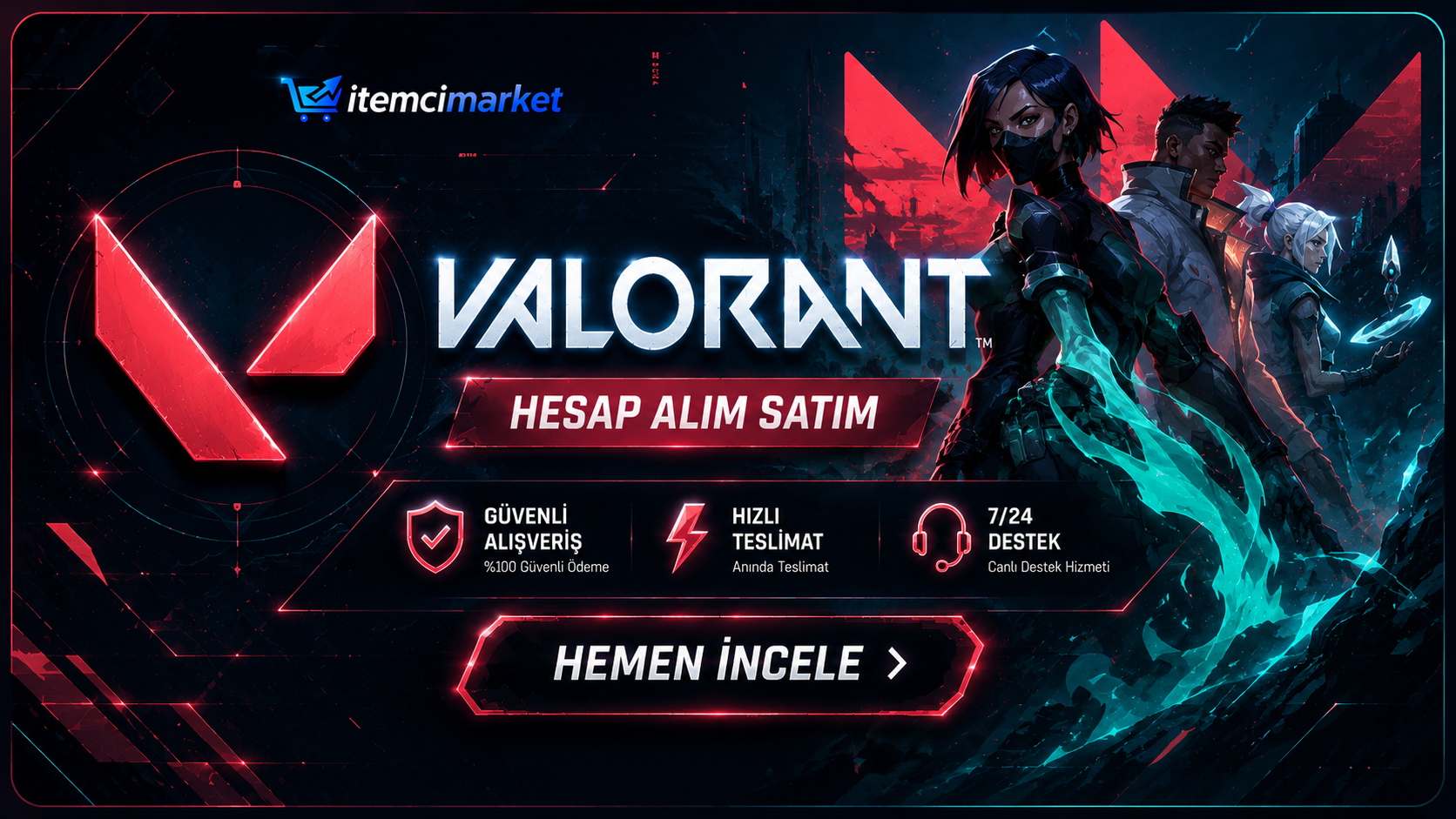 🎯 Valorant Hesap Alım Satım